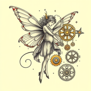 Steampunk Fairy Tattoo