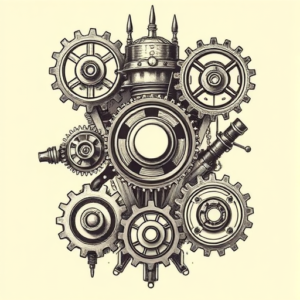 Steampunk Fallout Tattoo