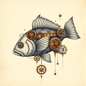 Steampunk Fish Tattoo