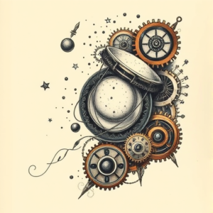 Steampunk Galaxy Tattoo