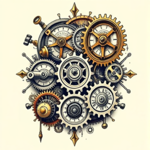 Steampunk Gambling Tattoo