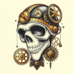 Steampunk Ghostface Tattoo