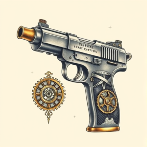 Steampunk Glock Tattoo