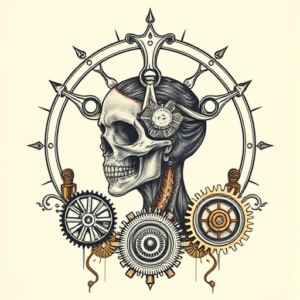 Steampunk Halo Tattoo