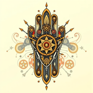 Steampunk Hamsa Tattoo