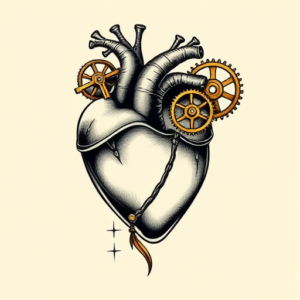 Steampunk Heart Tattoo