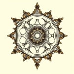 Steampunk Hexagon Tattoo