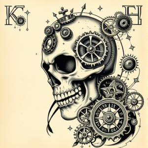 Steampunk Horror Tattoo