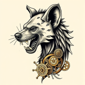 Steampunk Hyena Tattoo