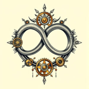 Steampunk Infinity Tattoo