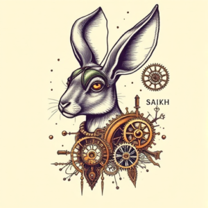 Steampunk Jackalope Tattoo