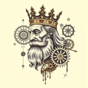 Steampunk King Tattoo