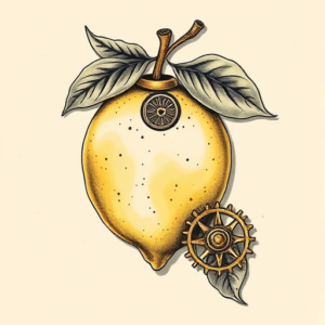 steampunk-lemon-tattoo