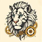 Steampunk Leo Tattoo