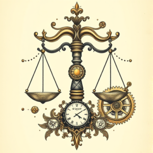 Steampunk Libra Tattoo