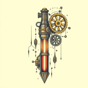 Steampunk Lightsaber Tattoo