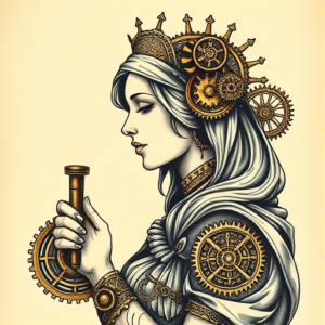 Steampunk Mary Tattoo