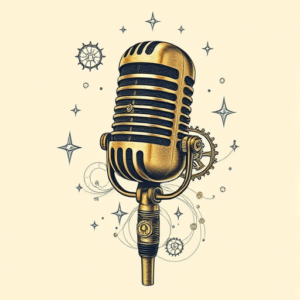 Steampunk Microphone Tattoo