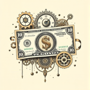 Steampunk Money Tattoo