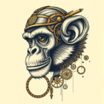 Steampunk Monkey Tattoo