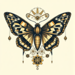 Steampunk Moth Tattoo