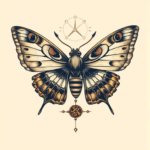 Steampunk Moth Tattoo