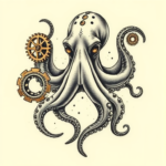 Steampunk Octopus Tattoo