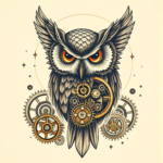 Steampunk Owl Tattoo