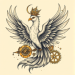 Steampunk Phoenix Tattoo
