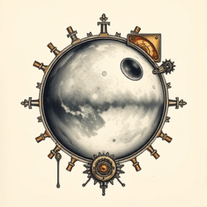 Steampunk Planet Tattoo