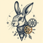 Steampunk Rabbit Tattoo