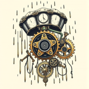 Steampunk Rain Tattoo