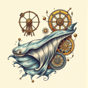 Steampunk River Tattoo