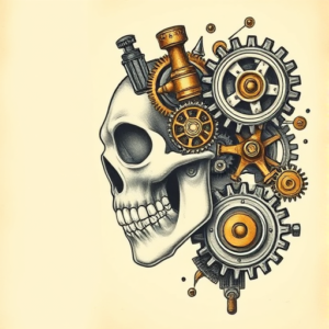 Steampunk Rock Tattoo