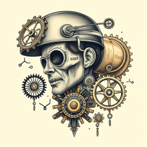 Steampunk Rockstar Tattoo