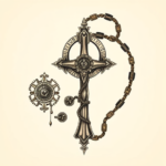 Steampunk Rosary Tattoo