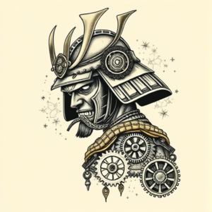 Steampunk Samurai Tattoo
