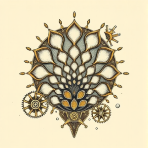Steampunk Scale Tattoo