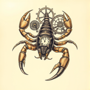 Steampunk Scorpion Tattoo