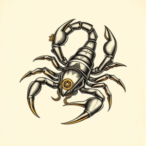 Steampunk Scorpion Tattoo