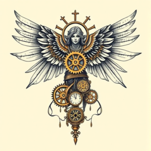 Steampunk Seraphim Tattoo