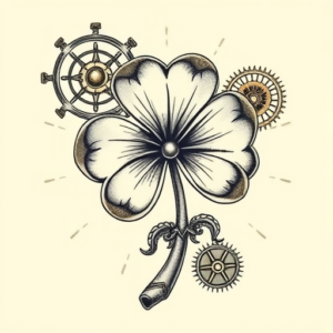 Steampunk Shamrock Tattoo