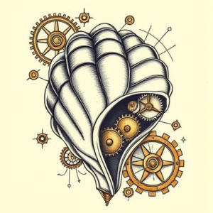 Steampunk Shell Tattoo