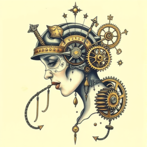Steampunk Siren Tattoo