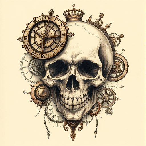 Steampunk Skull Tattoo