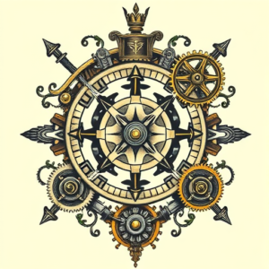 Steampunk Slytherin Tattoo