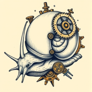 Steampunk Snail Tattoo