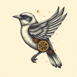 Steampunk Sparrow Tattoo