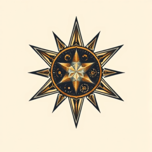Steampunk Star Tattoo