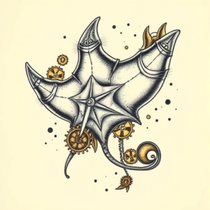 Steampunk Stingray Tattoo